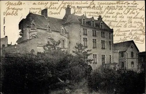 Ak Beaupréau Maine et Loire, Ancien Hotel du Senechal