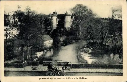 Ak Beaupréau Maine et Loire, L'Evre, Le Chateau