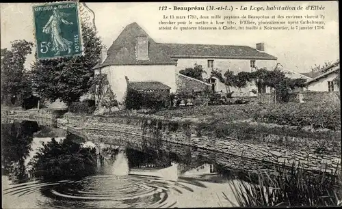 Ak Beaupréau Maine et Loire, La Loge, habitation de l'Elbee