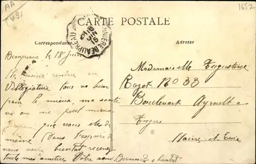 Ak Saint Martin de Beaupréau Maine et Loire, Vue generale