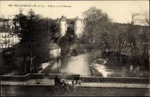 Ak Beaupréau Maine et Loire, L'Evre, Le Chateau