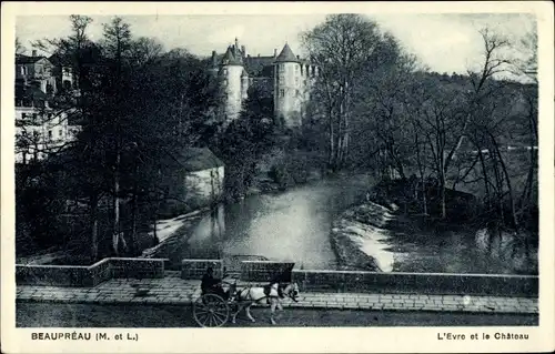 Ak Beaupréau Maine et Loire, L'Evre, Le Chateau