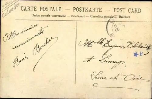 Ak Lisieux Calvados, La Place Thiers