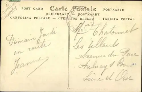 Ak Orbec en Auge Calvados, Le Chateau de la Vespiere