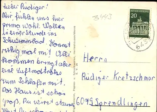 Ak Herleshausen an der Werra, Unter der Linde, am Weinberg, Teilansichten, Total
