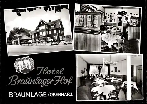 Ak Braunlage im Oberharz, Hotel Braunlager Hof