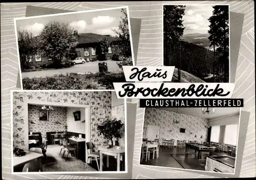 Ak Clausthal Zellerfeld im Oberharz, Haus Brockenblick