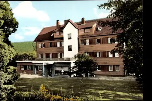 Ak Hahnenklee Bockswiese Goslar im Harz, Berg Sanatorium