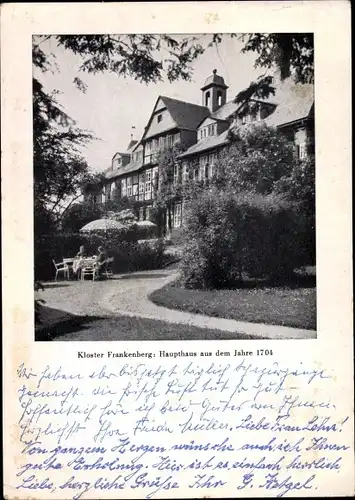 Ak Goslar am Harz, Fremdenheim Kloster Frankenberg