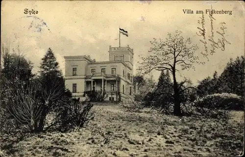 Ak Syke in Niedersachsen, Villa am Finkenberg