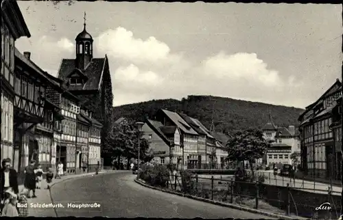 Ak Bad Salzdetfurth in Niedersachsen, Hauptstraße