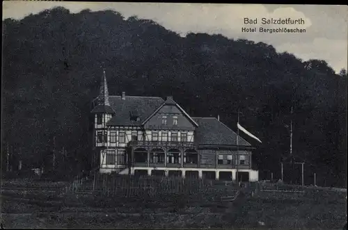 Ak Bad Salzdetfurth in Niedersachsen, Hotel Bergschlößchen