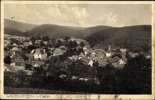 Ak Lauenstein Salzhemmendorf in Niedersachsen, Teilansicht