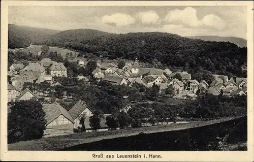 Ak Lauenstein Salzhemmendorf in Niedersachsen, Teilansicht