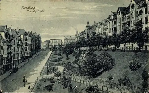 Ak Flensburg in Schleswig Holstein, Toosbüystraße