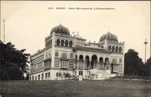 Ak Paris XIV., L'Observatoire, Parc Montsouris