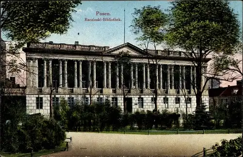 Ak Poznań Posen, Raczynski Bibliothek