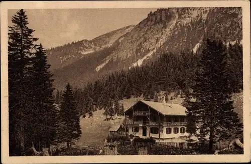 Ak Reutte in Tirol, Naturfreundehaus Musauer Alm, Reintal bei Füssen