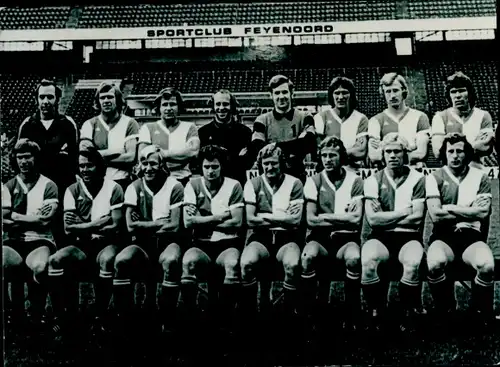 Foto 1974, Fußballmannschaft SC Feyernoord Rotterdam