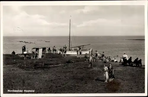Ak Hooksiel Wangerland Friesland, Küstenpartie