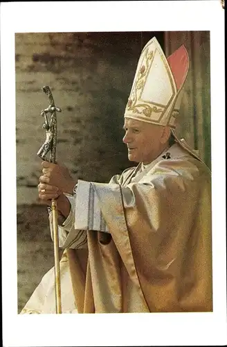 Ak Papst Johannes Paul II., Karol Józef Wojtyla, Portrait