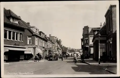 Ak Drachten Friesland Niederlande, Norderbuurt