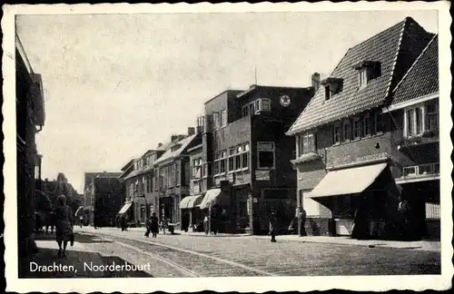 Ak Drachten Friesland Niederlande, Noorderbuurt