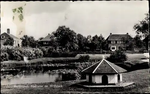 Ak Buitenpost Achtkarspelen Friesland Niederlande, Haersma de Withpark