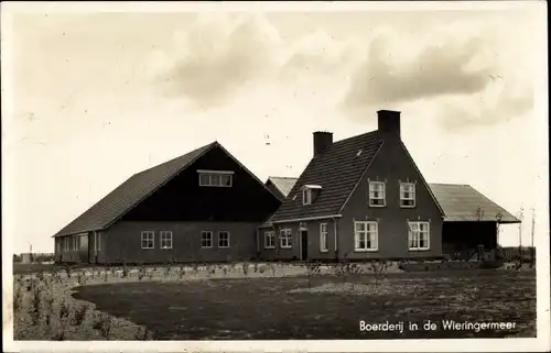 Ak Wieringermeer Hollands Kroon Nordholland Niederlande, Boerderij