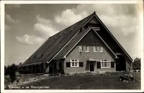 Ak Wieringermeer Hollands Kroon Nordholland Niederlande, Boerderij