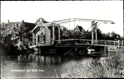 Ak Nederhorst den Berg Nordholland, Brug, Brücke