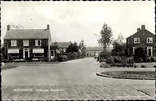 Ak Middenmeer Nordholland, Verlengde Breestraat