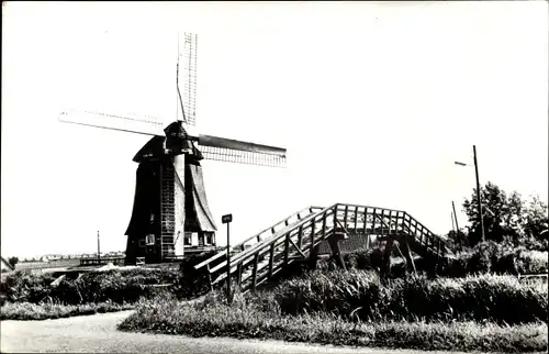 Ak Heerhugowaard Nordholland Niederlande, Molen