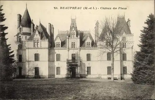 Ak Beaupréau Maine et Loire, Chateau des Places