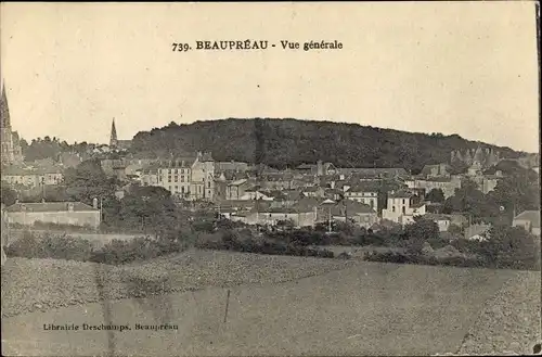 Ak Beaupréau Maine et Loire, Vue generale