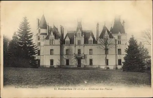 Ak Beaupréau Maine et Loire, Chateau des Places