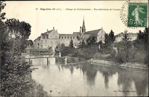 Ak Bégrolles Maine et Loire, Abbaye de Bellefontaine