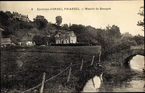 Ak Friardel Calvados, Manoir de Beaupre