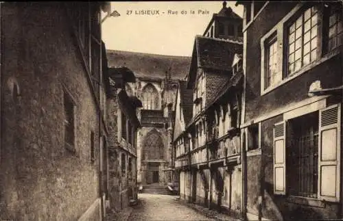 Ak Lisieux Calvados, Rue de la Paix