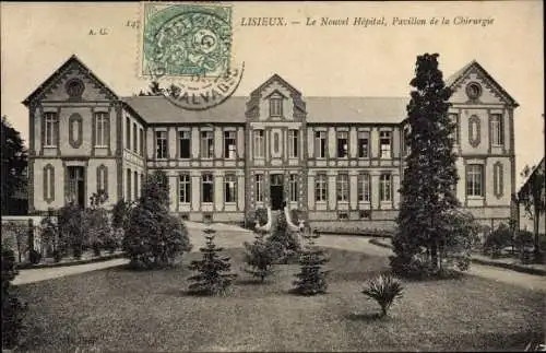 Ak Lisieux Calvados, Le Nouvel Hopital, Pavillon de la Chirurgie
