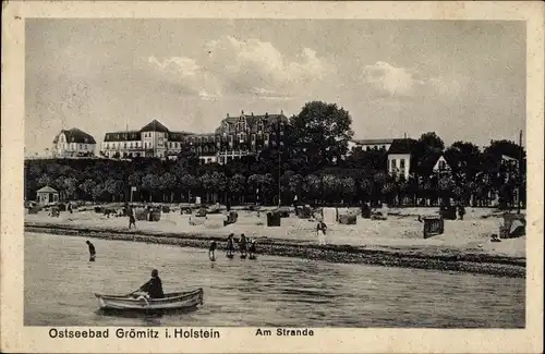 Ak Ostseebad Grömitz in Holstein, Am Strande