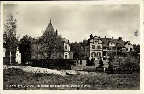 Ak Coswig in Sachsen, Heilstätte der Landesversicherungsanstalt