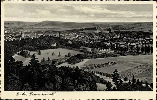 Ak Gotha in Thüringen, Gesamtansicht