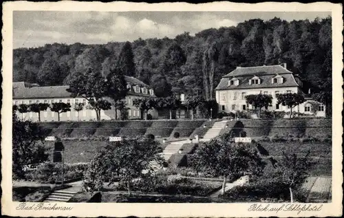 Ak Bad Brückenau im Sinntal Unterfranken, Blick auf Schlosshotel