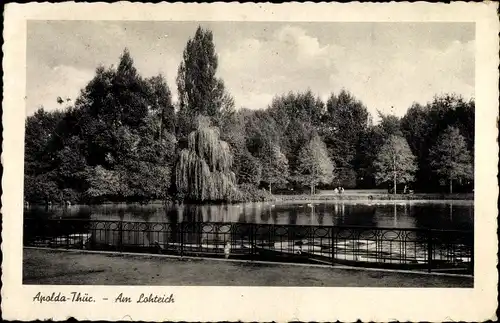 Ak Apolda in Thüringen, Am Lohteich