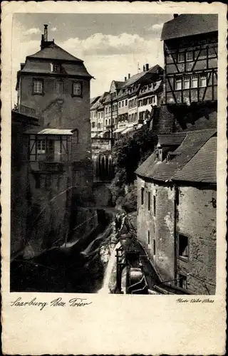 Ak Saarburg an der Saar Bezirk Trier, Teilansicht