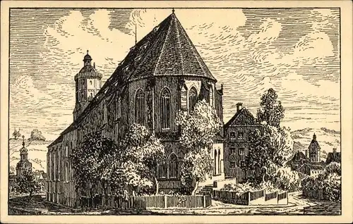 Ak Schwäbisch Hall in Württemberg, Kirche