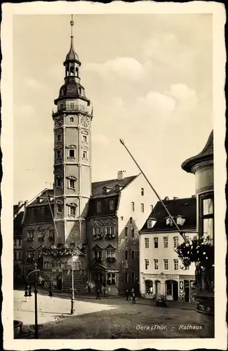 Ak Gera in Thüringen, Rathaus