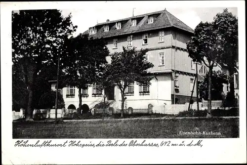 Ak Hohegeiß Braunlage im Oberharz, Erholungsheim der Bundesbahn