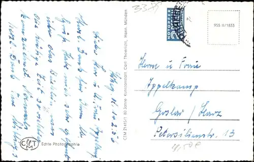 Wappen Ak Hohegeiß Braunlage im Oberharz, Heimathütte, Gasthof, Essraum, Plauderecke